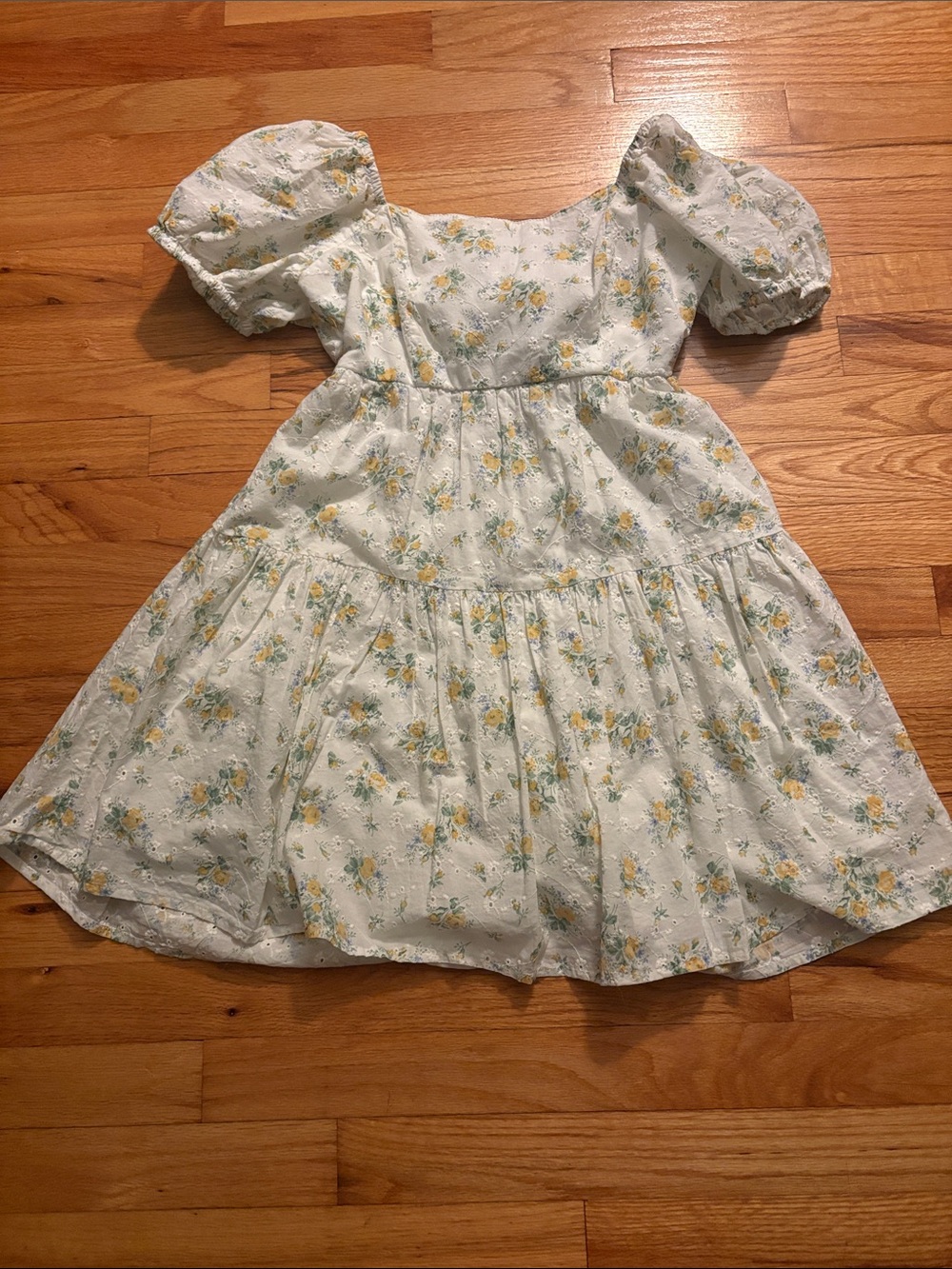 White Floral Dress